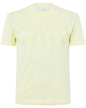 Neil Barrett Thunderbolt T-Shirt - Yellow