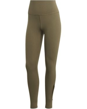 adidas Yoga Studio Wrapped 7/8 Leggings - Green