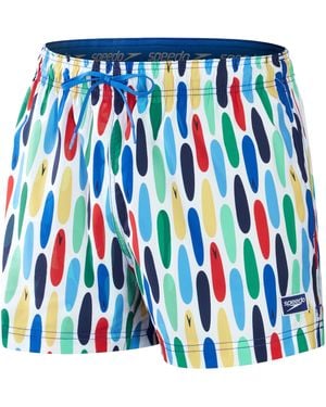 Speedo Print Redondo Swim Shorts - Blue