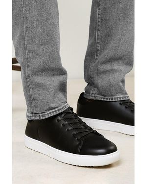 Where's That From Derek Low Cut Lace Up Trainers - Black
