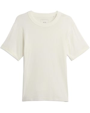 Y-3 Slim Short Sleeve T-Shirt - White