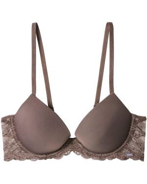 Calvin Klein Full Cup Bra - Brown