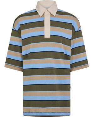 Ami Paris Short Sleeve Polo Shirt - Blue