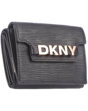 DKNY Avril Tri-Fold Wallet - Metallic