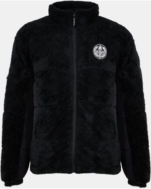 NY Concept Trent Faux Fur Puffer Jacket - Black