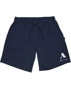 Aquascutum Fleece Jogger Shorts - Blue