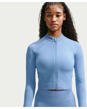 Nike Pro S/Less Jkt - Blue
