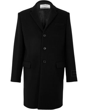 Off-White c/o Virgil Abloh Contemporary Overcoat - Black