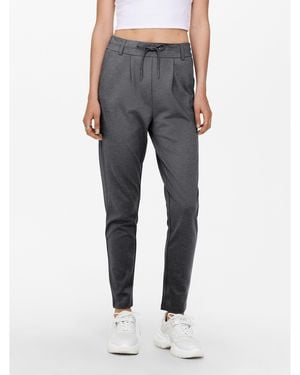 ONLY Straight Leg Trousers - Grey