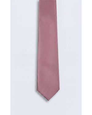 Twisted Tailor Ellroy Plain Tie - Purple