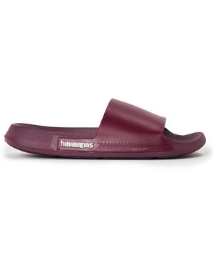 Havaianas Slide Classic Amazonia Flip Flops - Purple