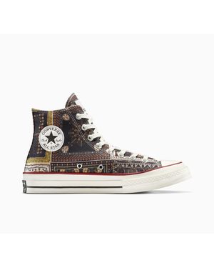 Converse Adults Chuck Hi 70 Canvas High-Top Trainers - Brown