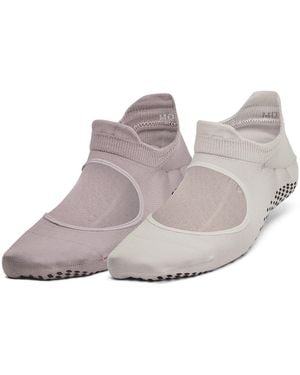 Under Armour Breathe Balance Trainers Socks - Grey