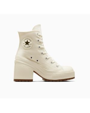 Converse Chuck 70 De Luxe Heel Ankle Heeled Boots - White