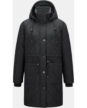 Gelert Detachable Hood Detachable Sleeves Insulated Puffer Jacket - Black