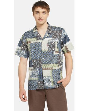 Levi's Sunset Camp Short-Sleeve Bowling Shirt - Blue
