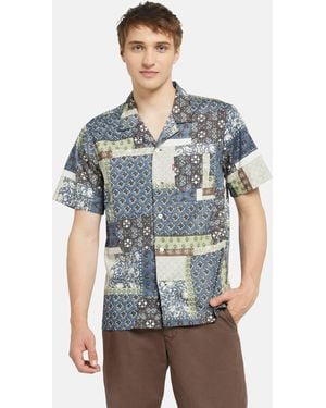 Levi's Sunset Camp Short-Sleeve Bowling Shirt - Blue