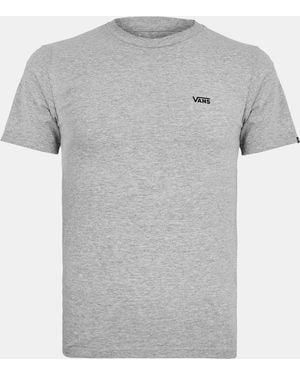Vans Adults Left Chest Logo Fairway Regular Fit T-Shirt - Grey