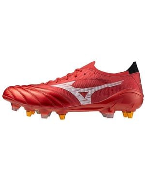 Mizuno Morelia Neo Iv Adults Soft Ground Rugby Boots - Red