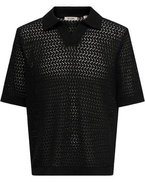 Only & Sons Short Sleeve Polo Shirt - Black