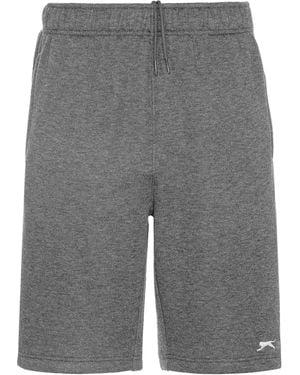 Slazenger 1881 Fleece Shorts - Grey