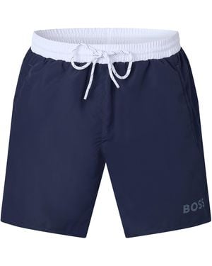 BOSS Sailfish Swim Shorts - Blue