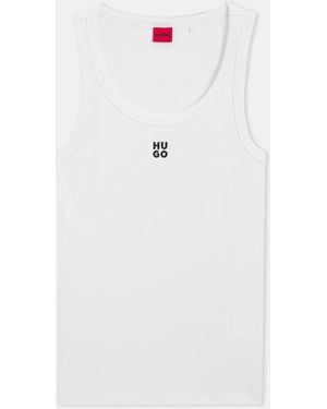 HUGO Datamia Tank Top - White
