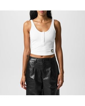 Guess Rib Tank Top - Black