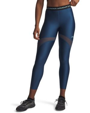Under Armour Heatgear Mesh Performance Gym Legging - Blue