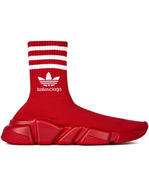 Balenciaga X Adidas Speed Trainers - Red