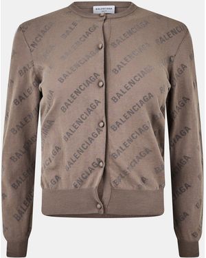 Balenciaga Cardigan - Brown