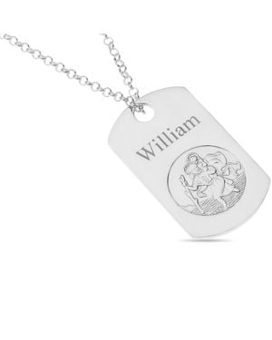 Other Personalised Sterling St Christopher - Metallic