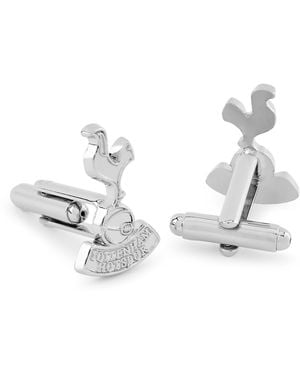 Team Officially Licensed Plated Cufflinks - Metallic