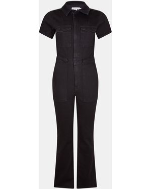 GOOD AMERICAN Bootcut Jumpsuit - Black