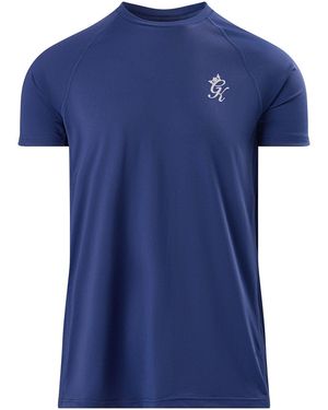 Gym King Energy Short Sleeve Performance Top - Blue