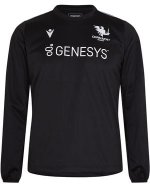 MACRON Connacht Rugby Shirt 2024 2025 - Black