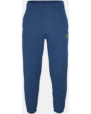 Lacoste Adults Closed Hem Woven Joggers - Blue