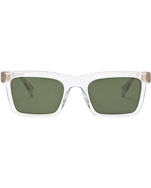 AllSaints Jett Rectangle Sunglasses - Green