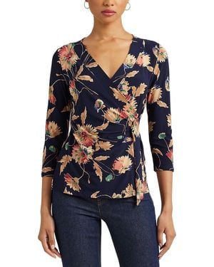 Ralph Lauren Jainab Wrap Top - Blue