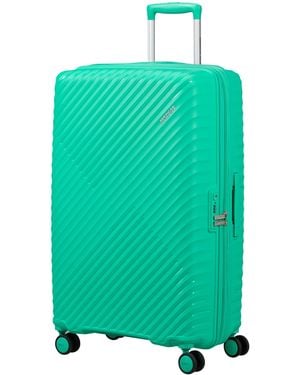 American Tourister Diablast Spinner 78X49X31/34Cm Exp Tsa Large Hard Suitcase - Green