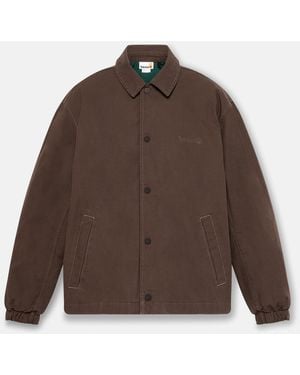 Timberland Coach Canvas Overshirt - Brown