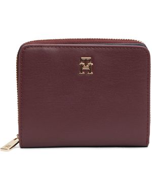 Tommy Hilfiger Icon Medium Zip Around Purse - Purple
