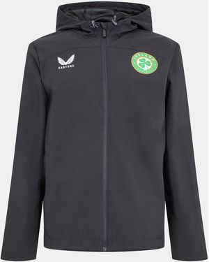Castore Ireland Weather-Resistant Rain Anorak - Grey