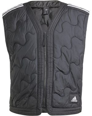 adidas Nuganic Light Insulation Sleeveless Recycled Gilet - Black