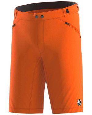 Bicycle Line Ostiglia 2 Baggy Upf 50+ Knee Length Zip Pockets Mtb Shorts - Orange