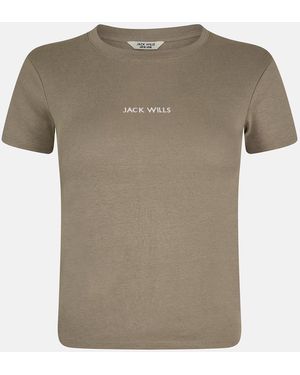 Jack Wills Baby Tee - Grey
