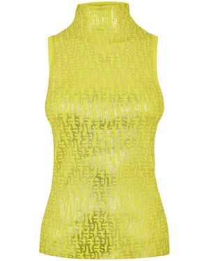 DIESEL Egeo Maglia Knitted Top - Yellow