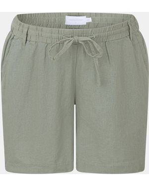 Mama.licious Mama Maternity Tracksuit Shorts - Green