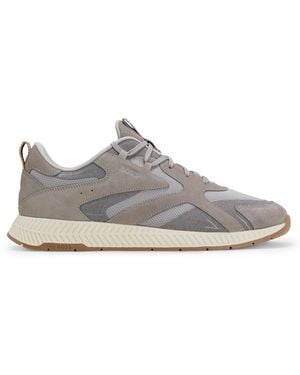 BOSS Titanium Runn Sdly 10214574 01 Low-Top Trainers - Grey