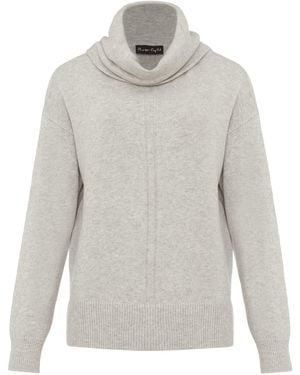 Phase Eight Abella Cowl Neck Knit - Grey